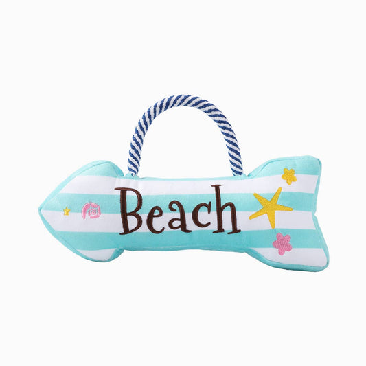 HugSmart Pet Beach Daze Strandschild Hundeseilspielzeug