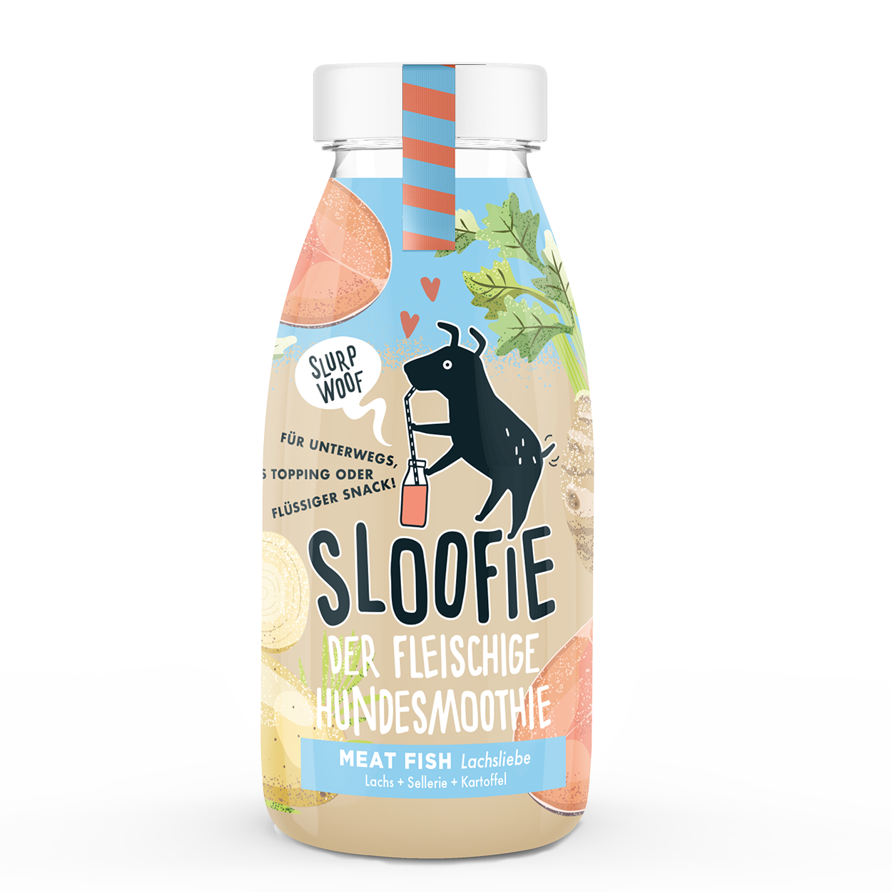 SLOOFIE MEAT FISH - Lachsliebe Hundesmoothie