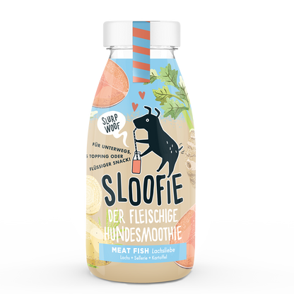 SLOOFIE MEAT FISH - Lachsliebe Hundesmoothie