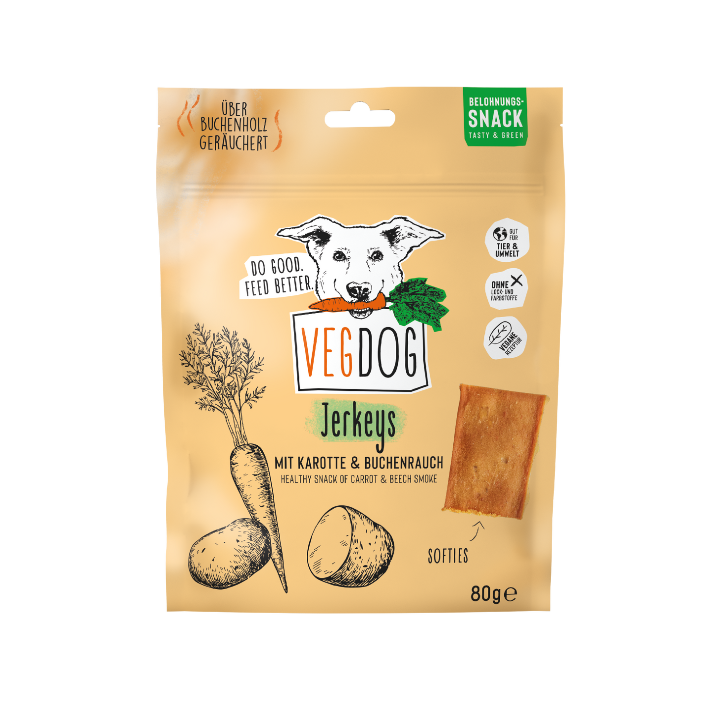 VEGDOG JERKEYS 80 g