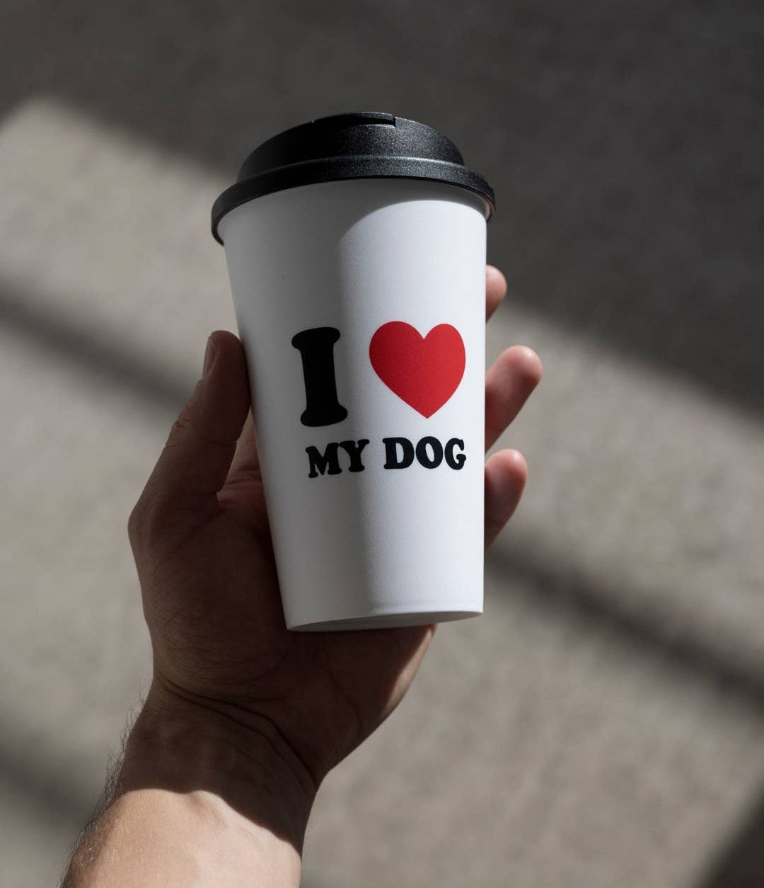 Lieblingspfote I LOVE MY DOG Coffee To Go Becher Kaffeebecher 350 ml *