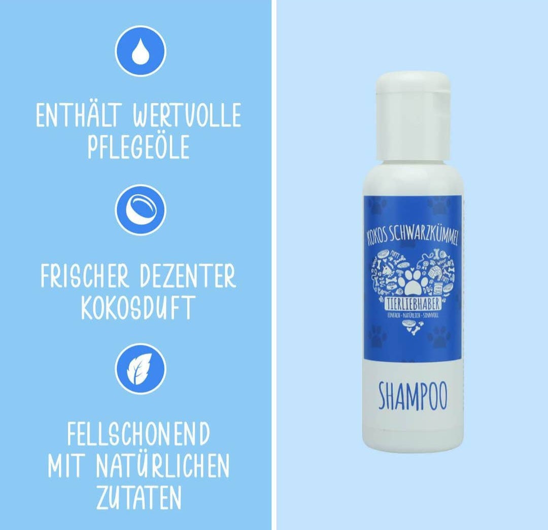 Tierliebhaber Kokos Schwarzkümmel Shampoo 100 ml