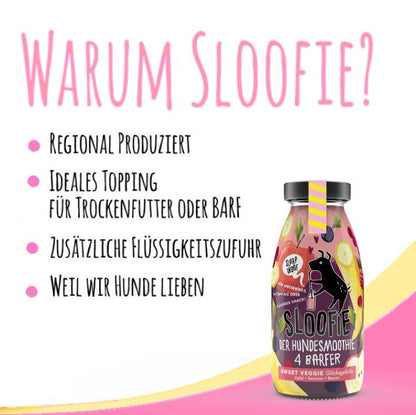 SLOOFIE - SWEET VEGGIE Hundesmoothie vegetarisch Barf